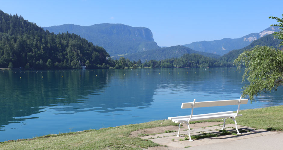 Der Bleder See in Slowenien