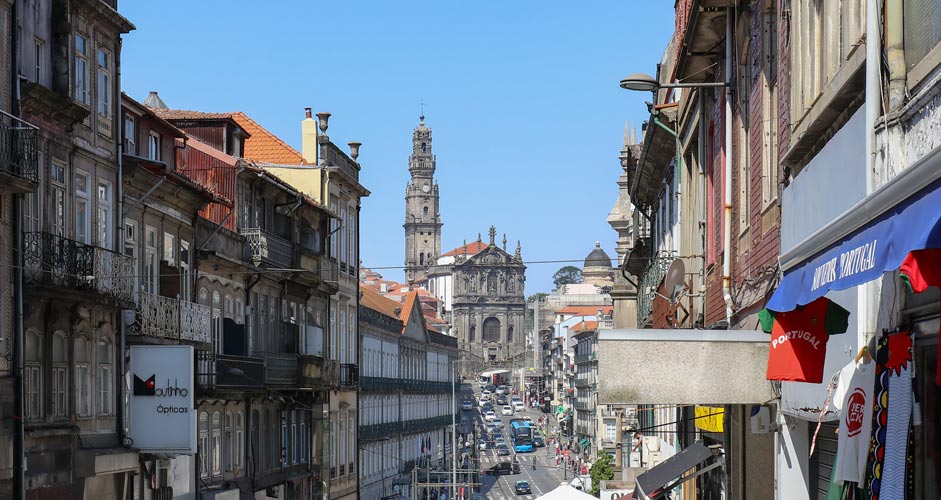 Clérigos-Kirche in Porto