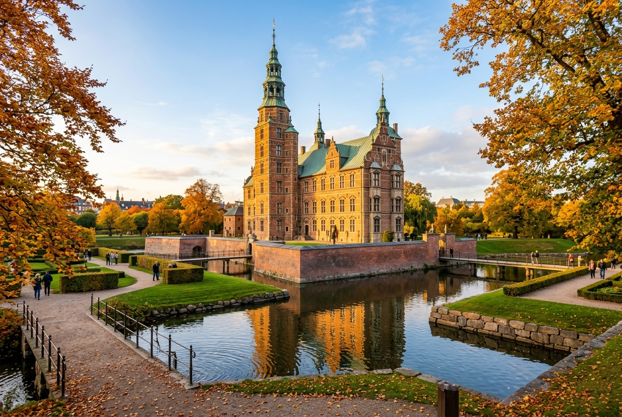 Das Schloss Rosenborg in Kopenhagen, Dänemark