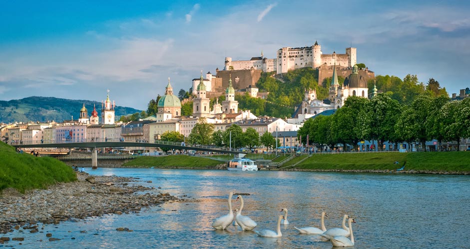 Mönchsberg und Hohensalzburg