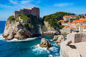Fort Lovrijenac in Kroatien