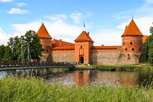 Burg Trakai in Litauen
