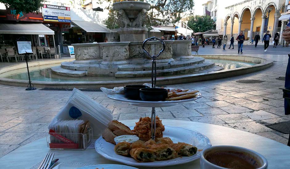 Der Löwenplatz in Heraklion