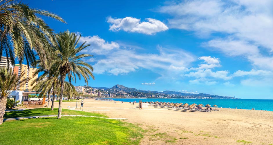 Der Malagueta Strand