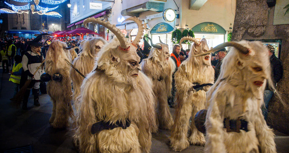 Perchtenlauf in Salzburg