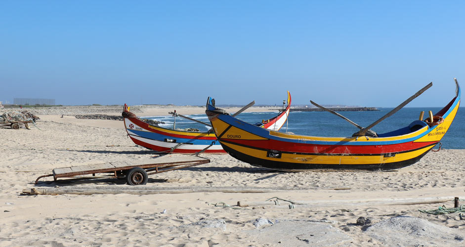 Fischerboote in Portugal
